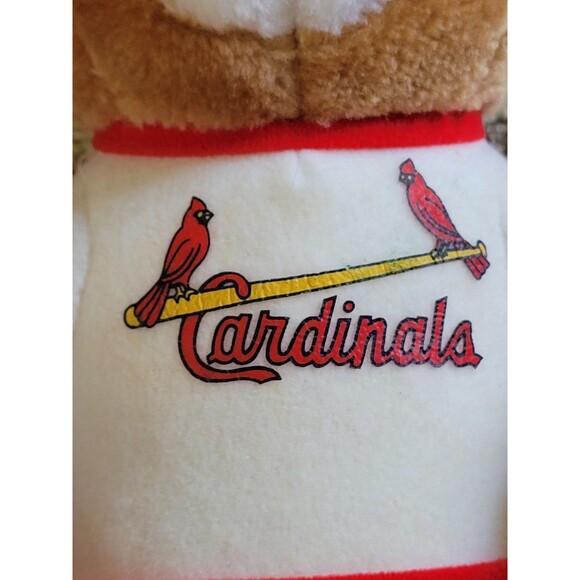 14" St. Louis Cardinals Teddy Bear Plush Vintage Stuffed Animal Toy MLB - Picture 7 of 10